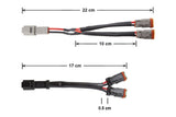 Diode Dynamics Deutsch DT 2-Pin Splitter Wire - One
