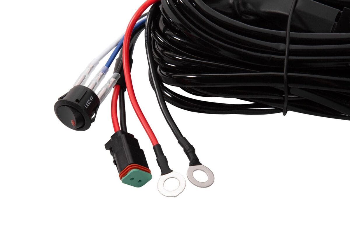 Diode Dynamics Heavy Duty 2-Pin Single Output Off-Road Harness Wiring