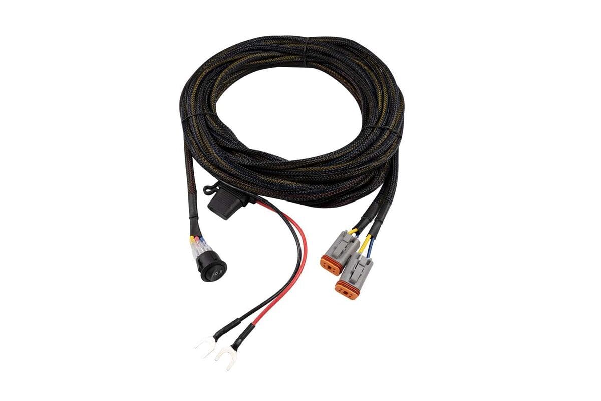 Diode Dynamics Light Duty 4-Pin Dual Output Harness Wiring