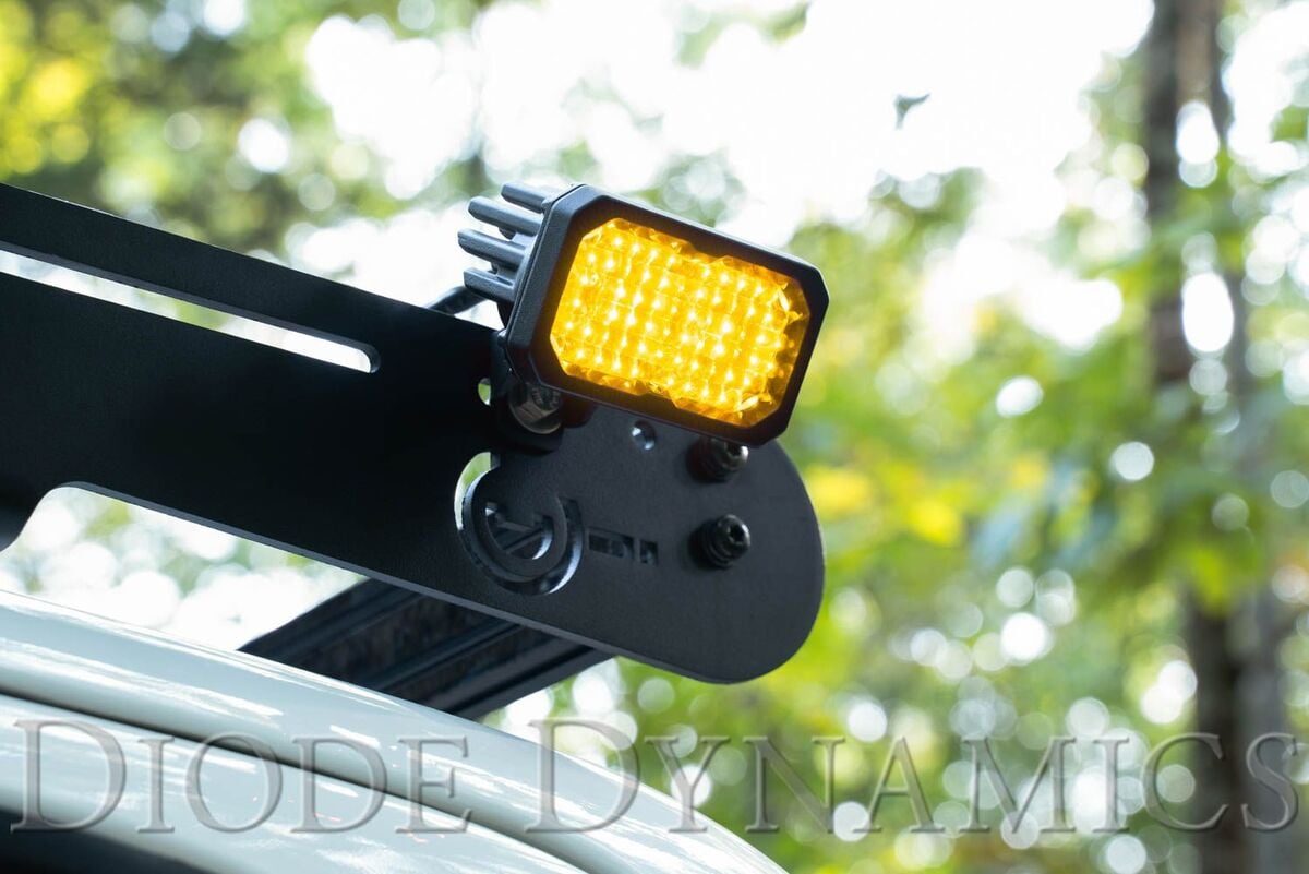 Diode Dynamics Stage Series 2" SAE Yellow Sport Standard LED Pod - One
