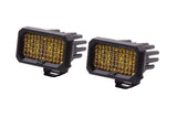 Diode Dynamics Stage Series 2” SAE Yellow Sport Standard LED Pod - Pair