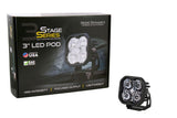 Diode Dynamics Stage Series 3” SAE White Max LED Pod - One