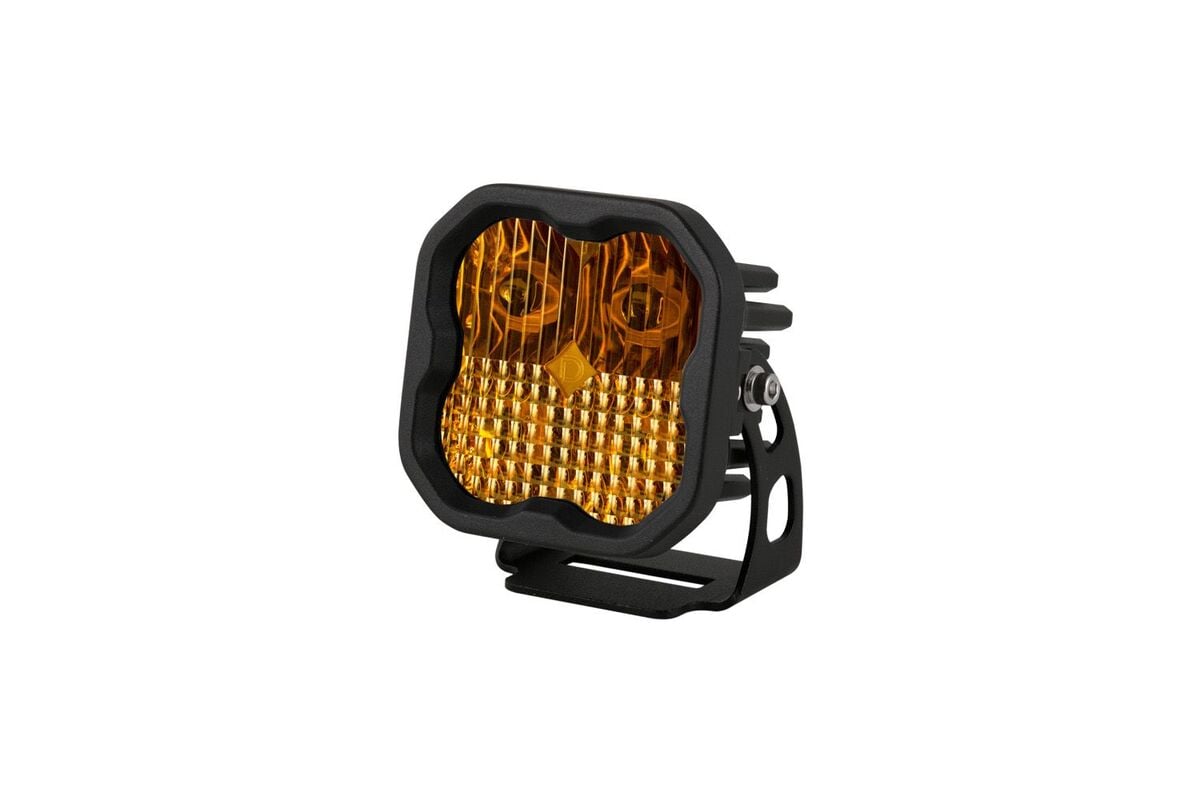 Diode Dynamics Stage Series 3” SAE Yellow Max LED Pod - One