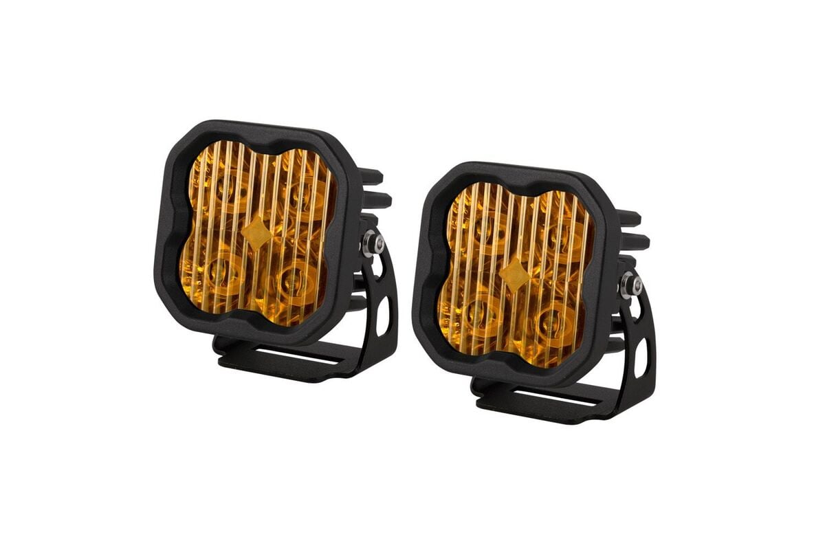 Diode Dynamics Stage Series 3” SAE Yellow Max LED Pod - Pair