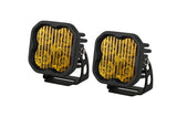 Diode Dynamics Stage Series 3” SAE Yellow Pro LED Pod - Pair