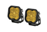 Diode Dynamics Stage Series 3” SAE Yellow Sport LED Pod - Pair