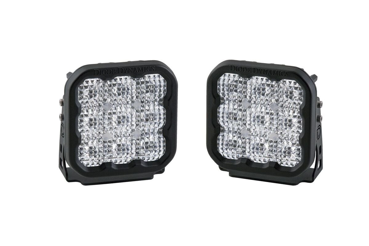 Diode Dynamics Stage Series 5” White Sport LED Pod - Pair