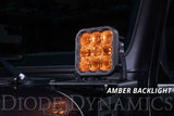 Diode Dynamics Stage Series 5” Yellow Sport LED Pod - Pair