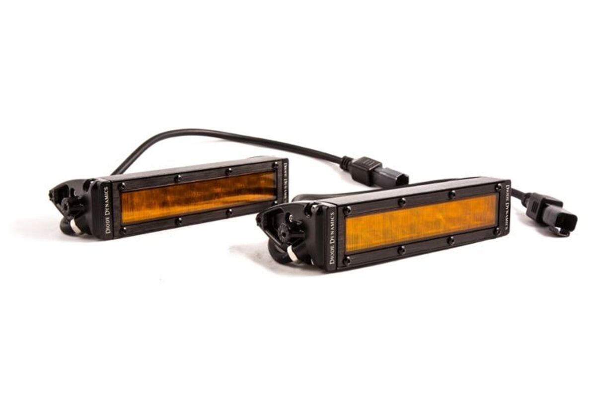 Diode Dynamics Stage Series 6” SAE Amber Light Bar - Pair