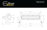 Diode Dynamics Stage Series 6" SAE/DOT White Classic Light Bar