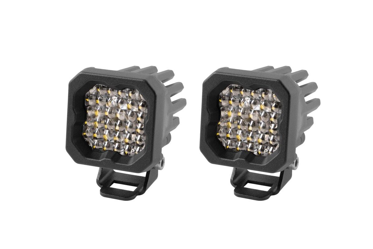 Diode Dynamics Stage Series C1 White Pro Standard LED Pod - Pair