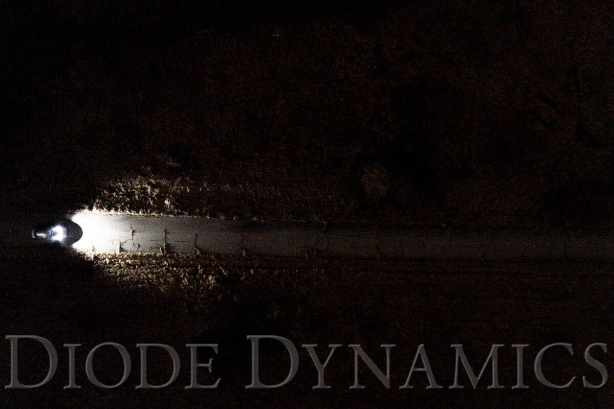 Diode Dynamics Stage Series C1 White Sport Flush Mount LED Pod - One