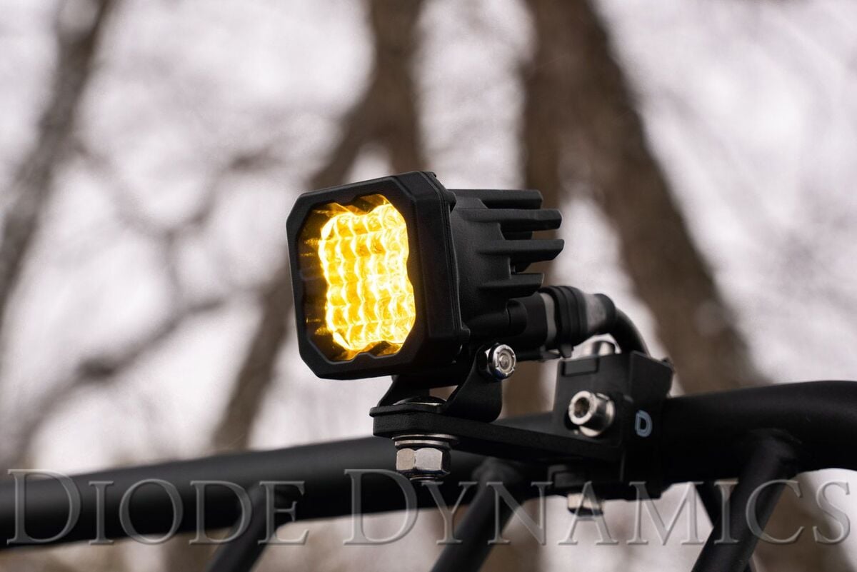 Diode Dynamics Stage Series C1 Yellow Pro Standard LED Pod - One