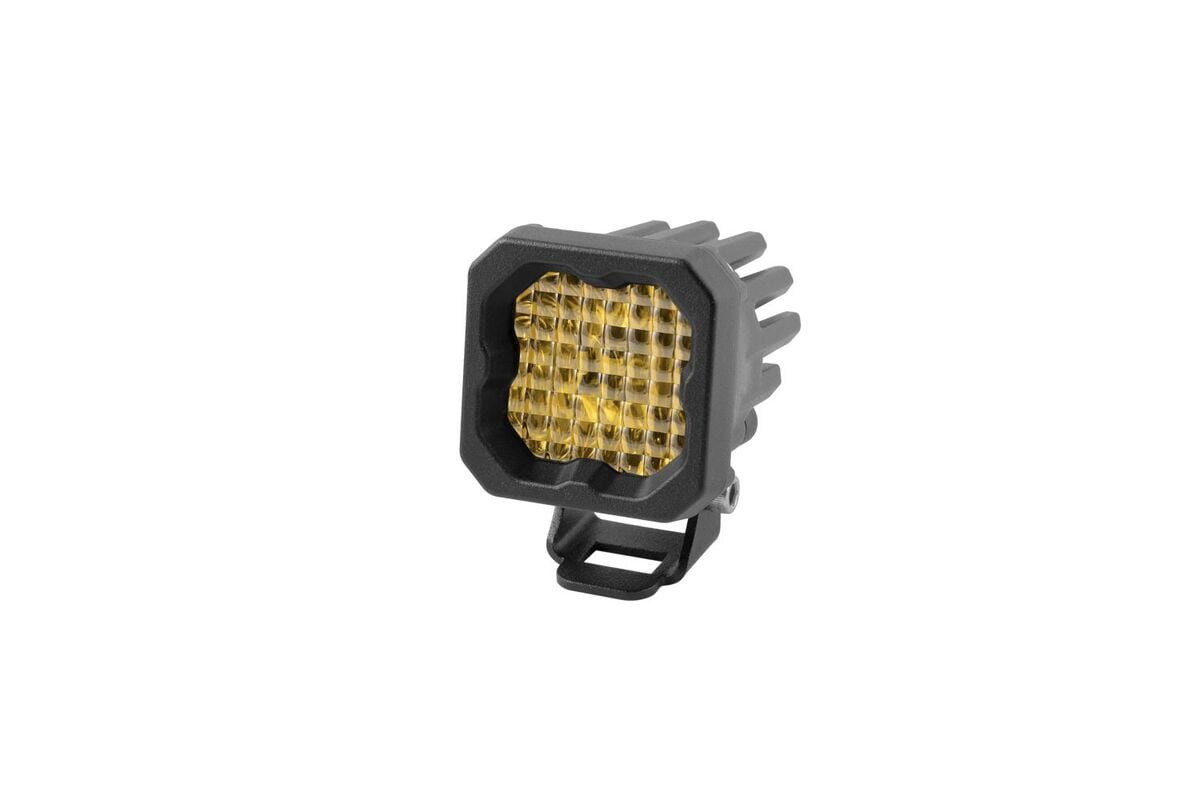 Diode Dynamics Stage Series C1 Yellow Pro Standard LED Pod - Single
