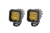 Diode Dynamics Stage Series C1 Yellow Pro Standard LED Pod - Pair