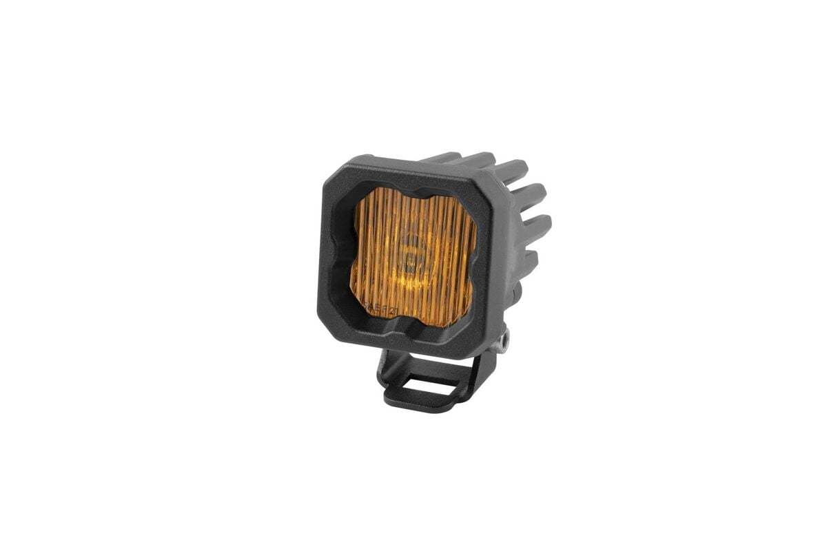 Diode Dynamics Stage Series C1 Yellow SAE Fog Standard LED Pod - One