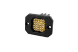 Diode Dynamics Stage Series C1 Yellow Sport Flush Mount LED Pod - One
