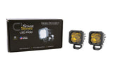 Diode Dynamics Stage Series C1 Yellow Sport Standard LED Pod - Pair