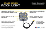 Diode Dynamics Stage Series Single-Color LED Rock Light - 8 Pack