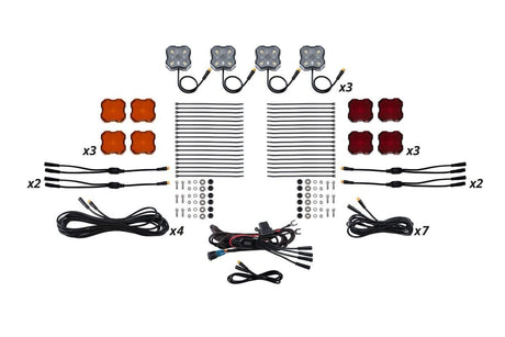 Diode Dynamics Stage Series Single-Color LED Rock Light Kit - 12-pack