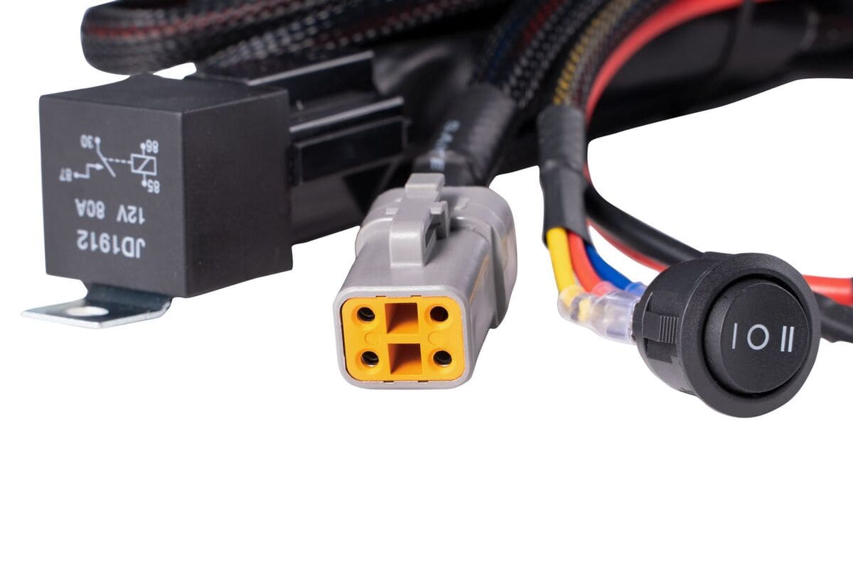 Diode Dynamics Ultra Heavy Duty Single 4-Pin Output Harness Wiring