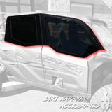 Dirt Warrior '13+ Kawasaki Teryx KRX 1000 4 Seat cab Enclosure  Upper Side Doors & Panels