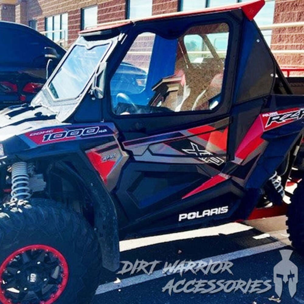 Dirt Warrior '14-'23 Polaris RZR XP 1000 2-Seats Cab Enclosure Upper Side Doors & Panels