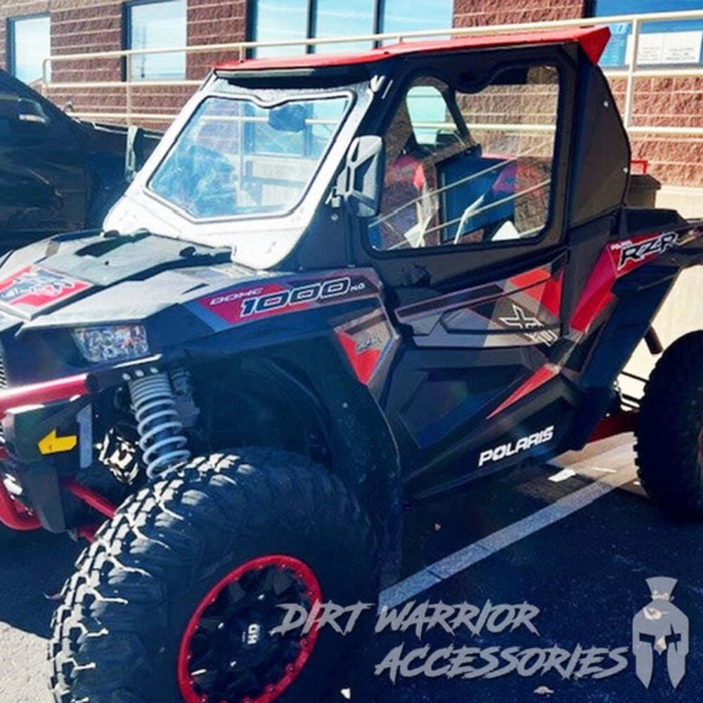 Dirt Warrior '14-'23 Polaris RZR XP 1000 2-Seats Cab Enclosure Upper Side Doors & Panels