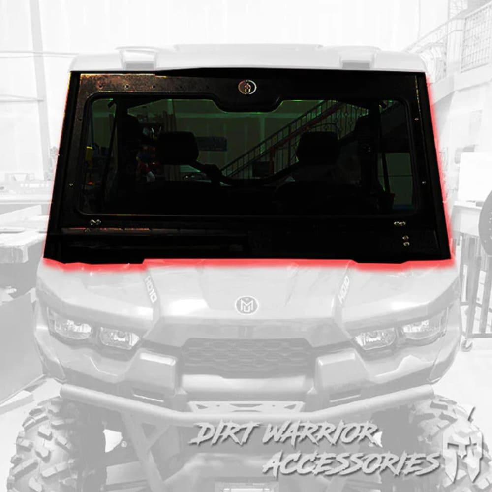 Dirt Warrior '15+ Can-Am Defender Front Windshield