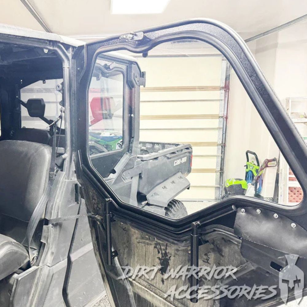 Dirt Warrior '16+ Can-Am Defender 4-Seat Cab Enclosure Upper Side Doors & Panels