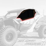 Dirt Warrior '16+ Can-Am Maverick X3 2 Seat Cab Enclosure Upper Side Doors & Panels