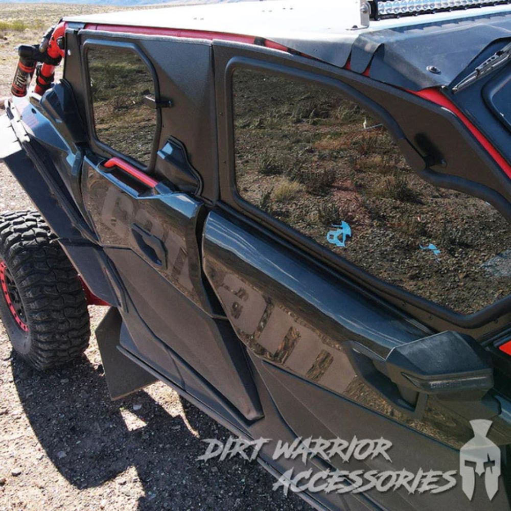 Dirt Warrior '16+ Can-Am Maverick X3 4-Seat Cab Enclosure Upper Side Doors & Panels