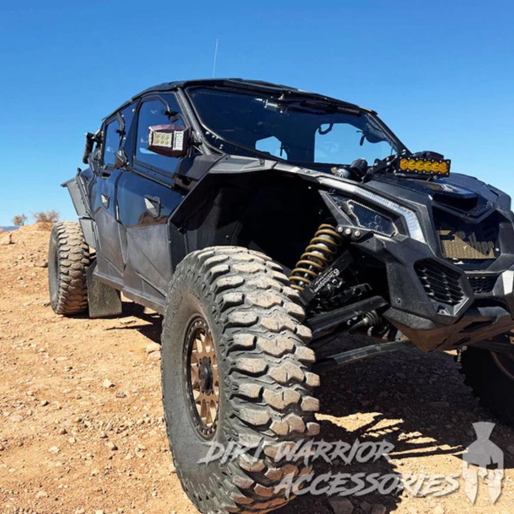 Dirt Warrior '16+ Can-Am Maverick X3 4-Seat Cab Enclosure Upper Side Doors & Panels