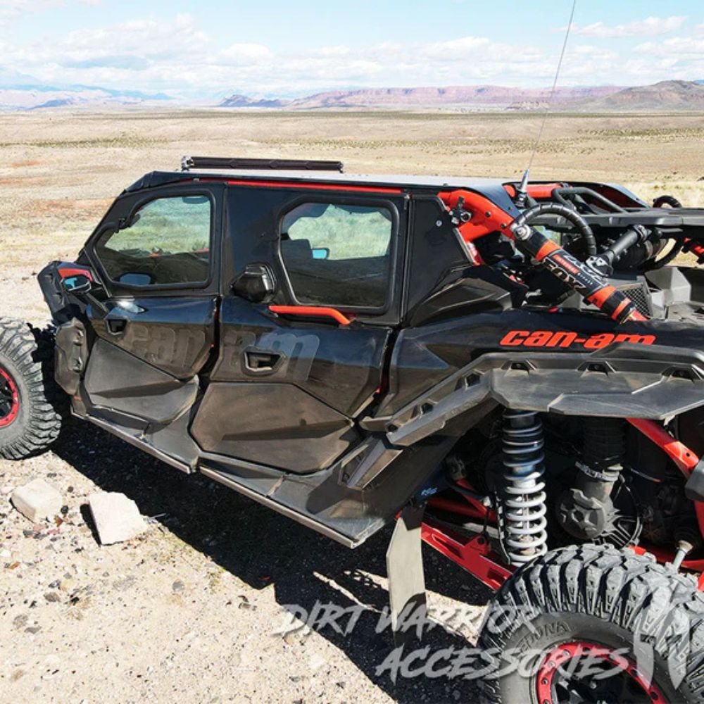 Dirt Warrior '16+ Can-Am Maverick X3 4-Seat Cab Enclosure Upper Side Doors & Panels