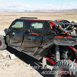 Dirt Warrior '16+ Can-Am Maverick X3 4-Seat Cab Enclosure Upper Side Doors & Panels