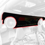 Dirt Warrior '16+ Can-Am Maverick X3 Rear Windshield w/ Speaker Cut-Out