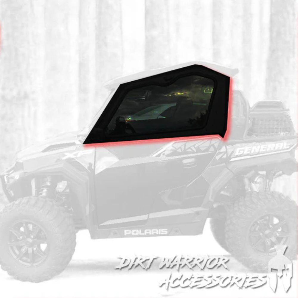 Dirt Warrior '16+ Polaris General 4 Seat Cab Enclosure Upper Side Doors & Panels