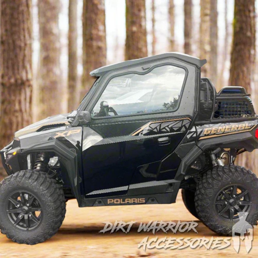 Dirt Warrior '16+ Polaris General 2 Seat Cab Enclosure Upper Side Doors & Panels