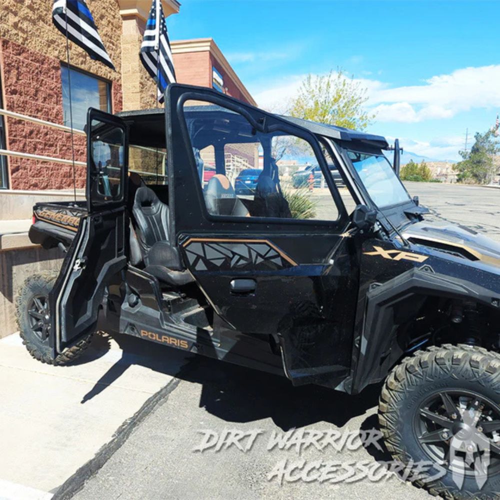 Dirt Warrior '16+ Polaris General 4 Seat Cab Enclosure Upper Side Doors & Panels