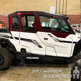 Dirt Warrior '16+ Polaris General 4 Seat Cab Enclosure Upper Side Doors & Panels