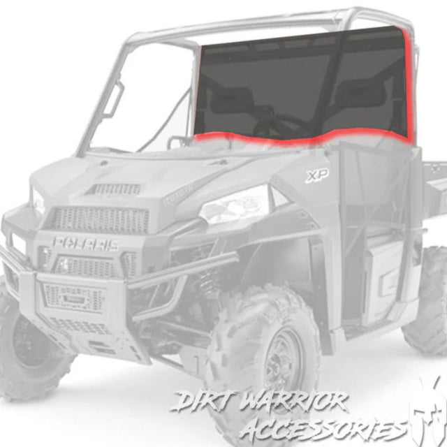 Dirt Warrior '17+ Polaris Ranger Rear Windshield