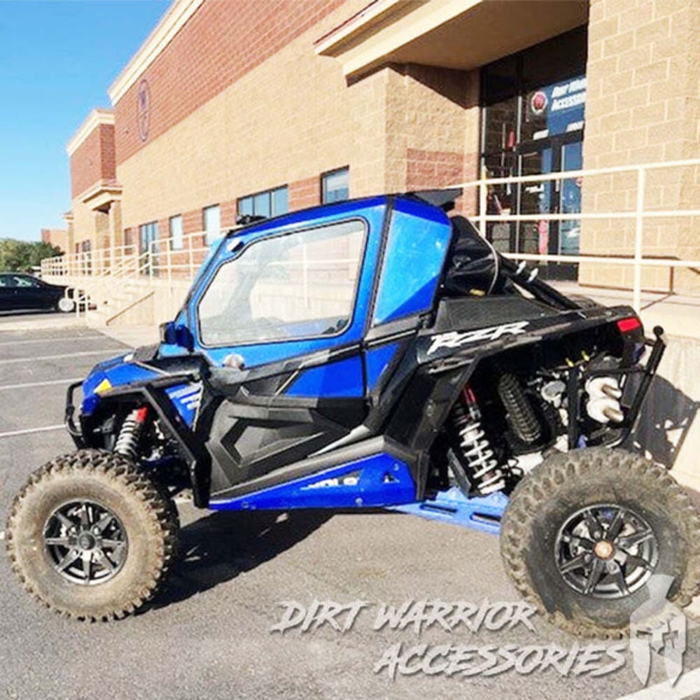 Dirt Warrior '18-'21 Polaris RZR Turbo S 2-Seat Cab Enclosure Upper Side Doors & Panels