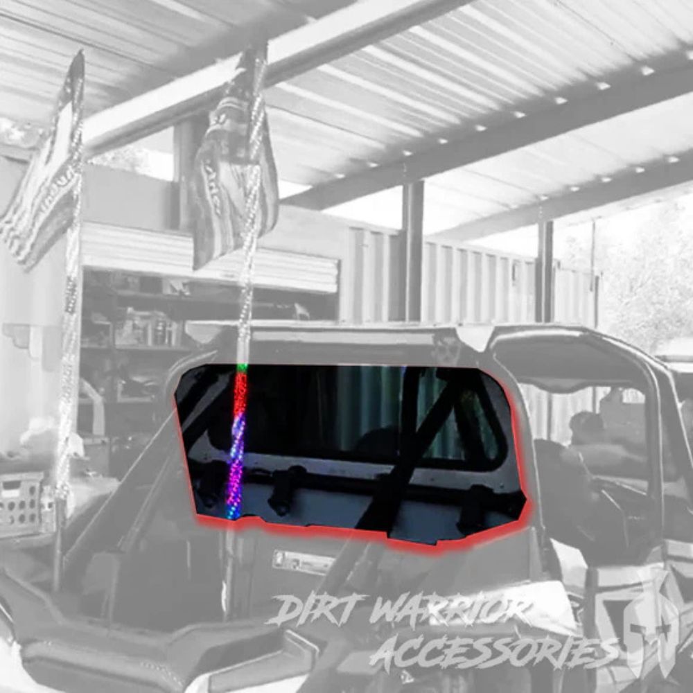 Dirt Warrior '18-'21 Polaris RZR Turbo S Rear Windshield