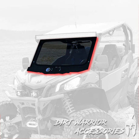Dirt Warrior '18+ Can-Am Maverick Sport Front Windshield