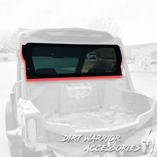 Dirt Warrior '18+ Can-Am Maverick Sport & Trail 2-Seat Rear Windshield