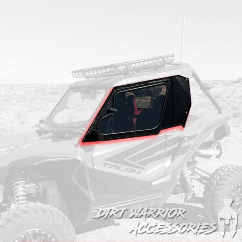 Dirt Warrior '19-'25 Honda Talon 1000 2-Seat Cab Enclosure Upper Side Doors & Panels