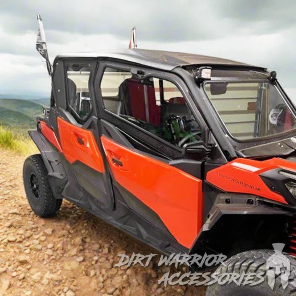 Dirt Warrior '19+ Can-Am Maverick Sport 4 Seat Cab Enclosure Upper Sid