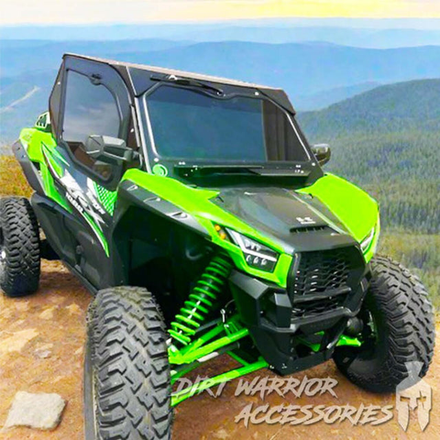 Dirt Warrior '20+ Kawasaki Teryx KRX 1000 2-Seat Cab Enclosure Upper Side Doors & Panels