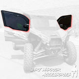 Dirt Warrior '20+ Kawasaki Teryx KRX 1000 2-Seat Cab Enclosure Upper Side Doors & Panels