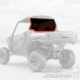 Dirt Warrior '21+ Can-Am Commander 2-Seat Rear Windshield